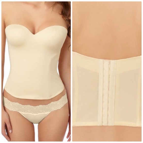 Le Mystere 2355 Seduction Bustier - Ivory Size 34D
